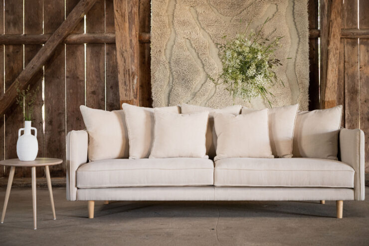 Segelskären – Canapé 3 places – Beige – 92 x 91 x 240 cm