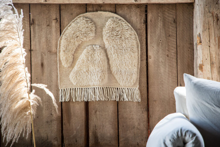 Jakobsö – Décoration murale – Blanc cassé – 50 x 62 cm