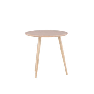 Askim – Table d&rsquo;appoint – Blanchi – ⌀48 cm