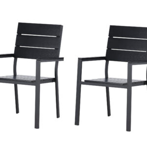 Levels – Chaise de salle à manger – Noir – 60 x 90 x 58 cm