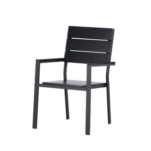 Levels – Chaise de salle à manger – Noir – 60 x 90 x 58 cm