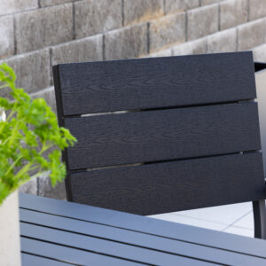 Levels – Chaise de salle à manger – Noir – 60 x 90 x 58 cm