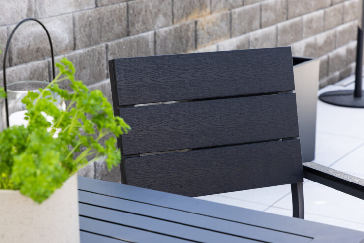 Levels – Chaise de salle à manger – Noir – 60 x 90 x 58 cm