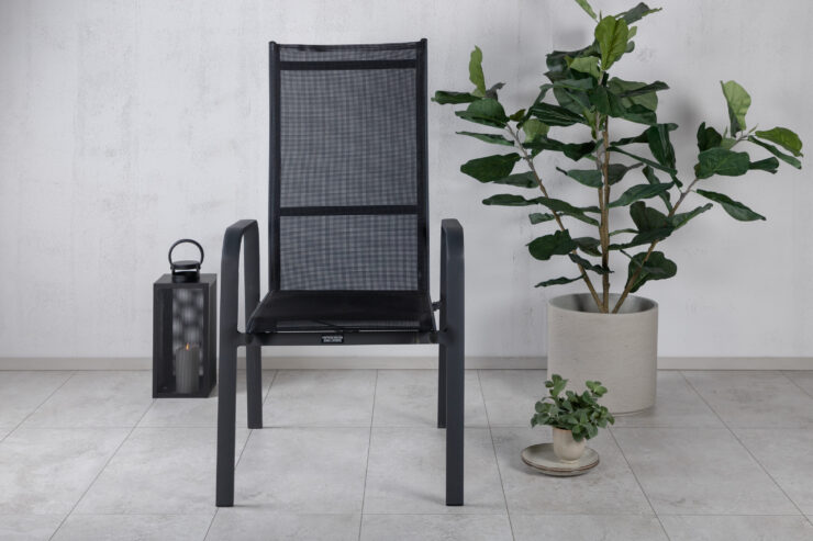 Copacabana – Recliner Chair – Noir – 65 x 110 x 57 cm