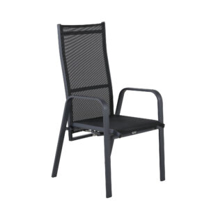 Copacabana – Recliner Chair – Noir – 65 x 110 x 57 cm