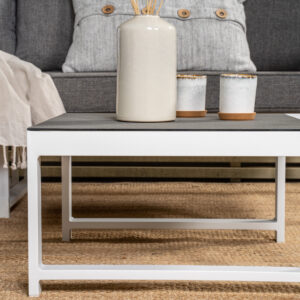 Salvador – Salon d&rsquo;angle – Gris, Blanc