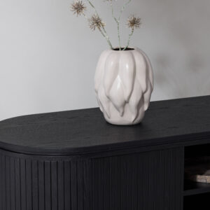 Fjällbacka – Meuble TV – Noir – 48 x 45 x 160 cm
