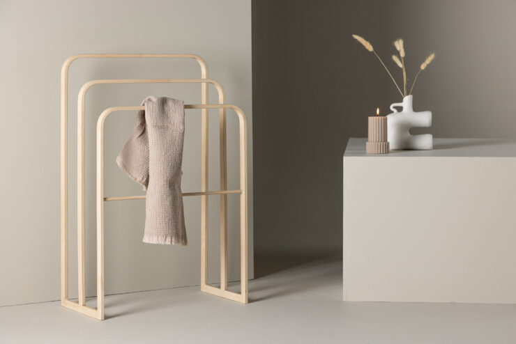 Drammen – Porte-manteau – Blanchi – 30 x 85 x 54 cm