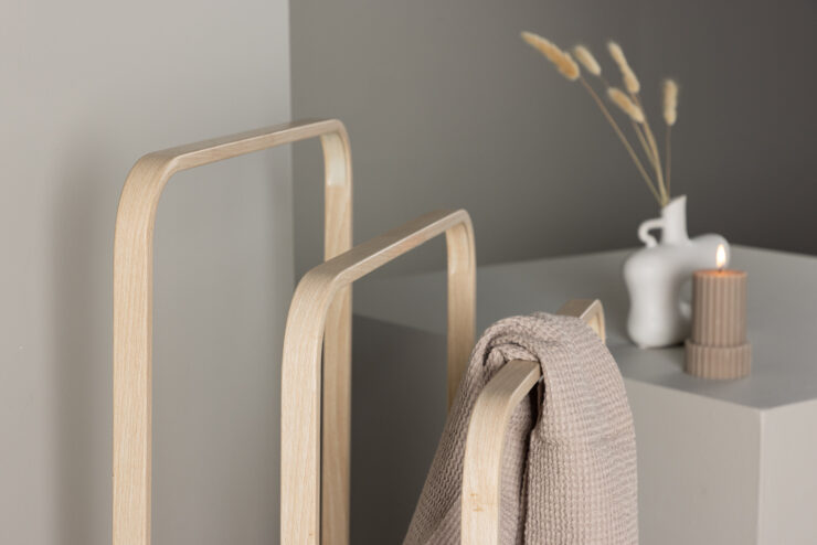 Drammen – Porte-manteau – Blanchi – 30 x 85 x 54 cm