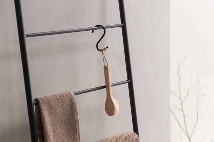 Drammen – Porte-manteau – Noir – 2 x 160 x 50 cm