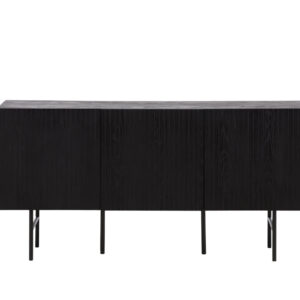 Björkön – Meuble de rangement – Noir – 42 x 75 x 150 cm