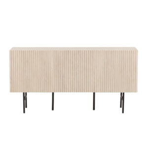 Björkön – Meuble de rangement – Noir, Blanchi – 42 x 75 x 150 cm
