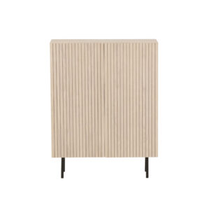 Björkön – Meuble de rangement – Noir, Blanchi – 30 x 103 x 80 cm