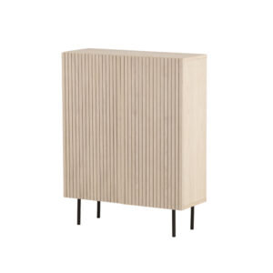 Björkön – Meuble de rangement – Noir, Blanchi – 30 x 103 x 80 cm