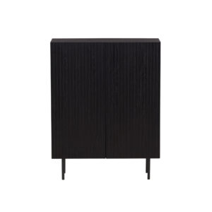 Björkön – Meuble de rangement – Noir – 30 x 103 x 80 cm