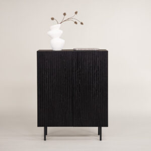 Björkön – Meuble de rangement – Noir – 30 x 103 x 80 cm