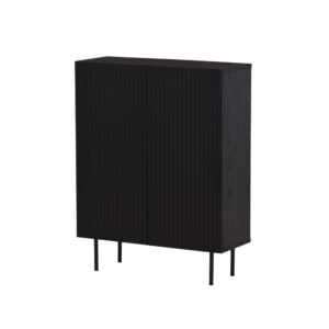 Björkön – Meuble de rangement – Noir – 30 x 103 x 80 cm