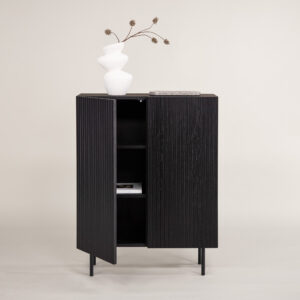 Björkön – Meuble de rangement – Noir – 30 x 103 x 80 cm