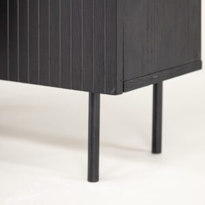 Björkön – Meuble de rangement – Noir – 30 x 103 x 80 cm