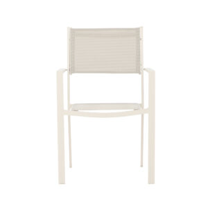 Copacabana – Chaise de salle à manger – Beige – 61 x 88 x 57 cm