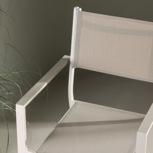 Copacabana – Chaise de salle à manger – Beige – 61 x 88 x 57 cm
