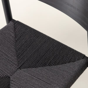 Malmön – Chaise de salle à manger – Noir – 54 x 79 x 52 cm