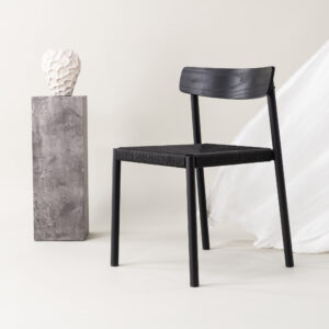 Malmön – Chaise de salle à manger – Noir – 54 x 79 x 52 cm