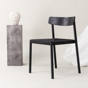 Malmön – Chaise de salle à manger – Noir – 54 x 79 x 52 cm