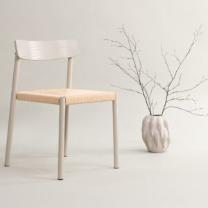 Malmön – Chaise de salle à manger – Beige, Grège – 54 x 79 x 52 cm