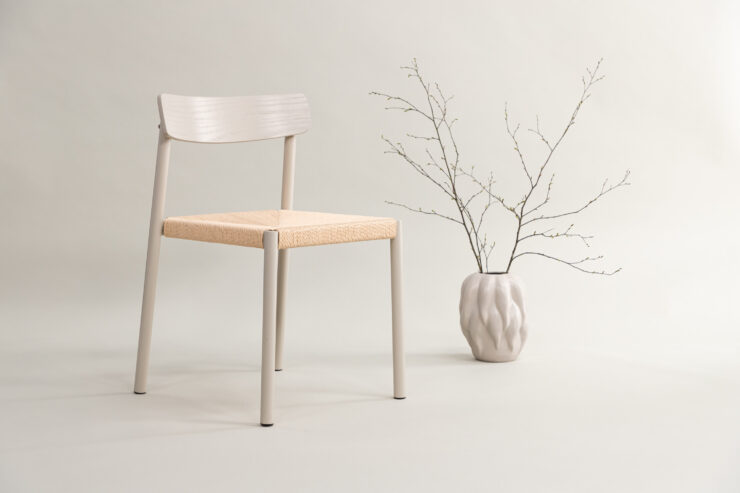 Malmön – Chaise de salle à manger – Beige, Grège – 54 x 79 x 52 cm