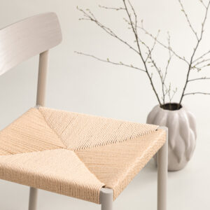 Malmön – Chaise de salle à manger – Beige, Grège – 54 x 79 x 52 cm