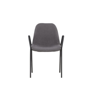 Klädesholmen – Chaise de salle à manger – Noir, Gris foncé – 60 x 80 x 56 cm