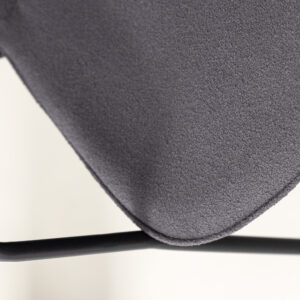 Klädesholmen – Chaise de salle à manger – Noir, Gris foncé – 60 x 80 x 56 cm