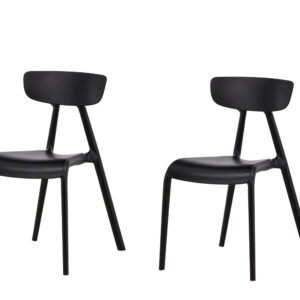 Ursholmen – Chaise de salle à manger – Noir – 54 x 80 x 49 cm
