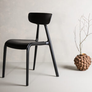 Ursholmen – Chaise de salle à manger – Noir – 54 x 80 x 49 cm