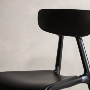 Ursholmen – Chaise de salle à manger – Noir – 54 x 80 x 49 cm