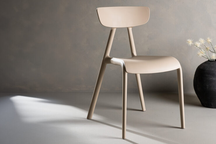Ursholmen – Chaise de salle à manger – Beige – 54 x 80 x 49 cm
