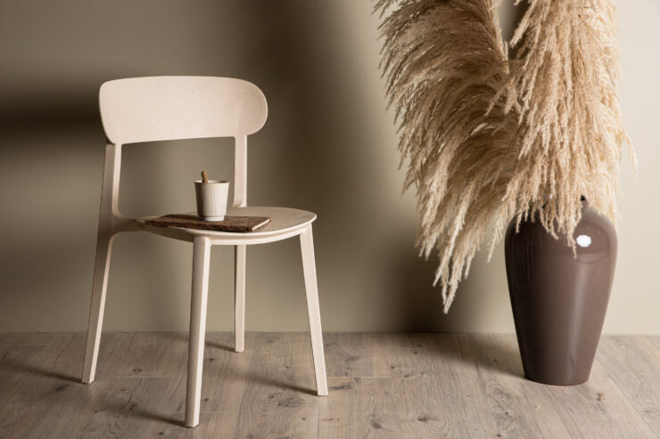 Åstol – Chaise de salle à manger – Beige – 52 x 79 x 50 cm