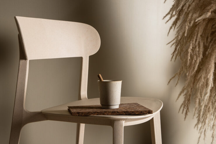 Åstol – Chaise de salle à manger – Beige – 52 x 79 x 50 cm
