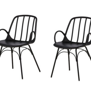 Dyrön – Chaise de salle à manger – Noir – 59 x 81 x 55 cm
