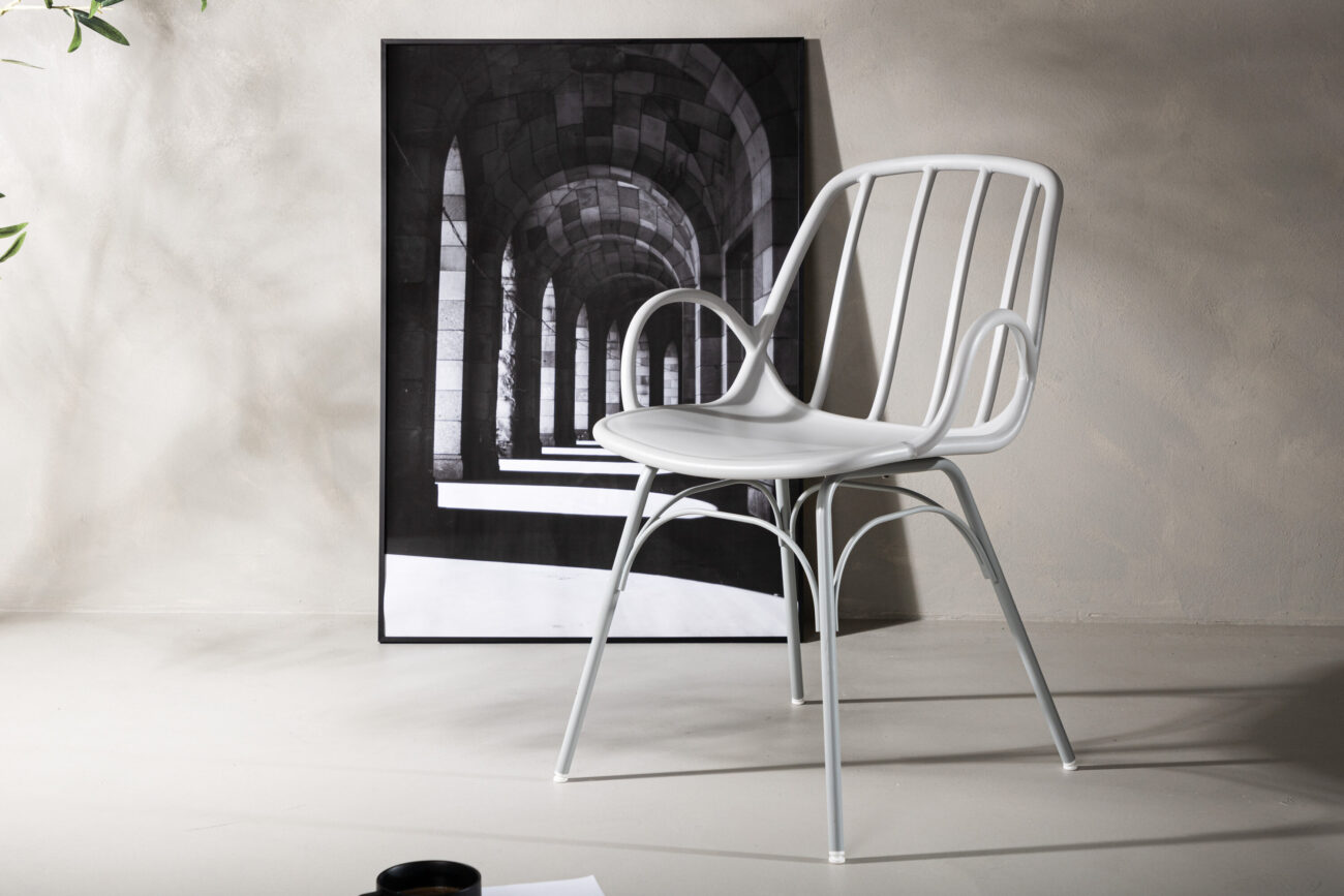Dyrön – Chaise de salle à manger – Grège, Gris clair – 59 x 81 x 55 cm