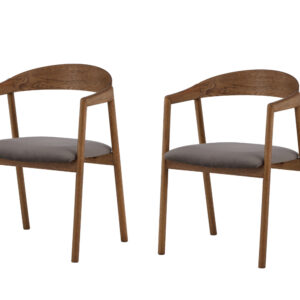 Långön – Chaise de salle à manger – Marron – 56 x 77 x 53 cm