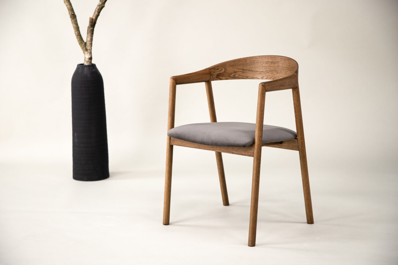 Långön – Chaise de salle à manger – Marron – 56 x 77 x 53 cm