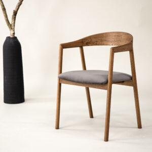 Långön – Chaise de salle à manger – Marron – 56 x 77 x 53 cm