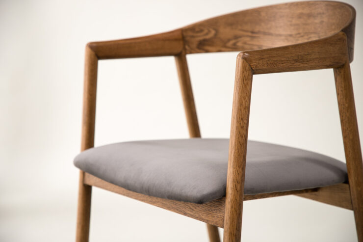 Långön – Chaise de salle à manger – Marron – 56 x 77 x 53 cm