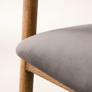 Långön – Chaise de salle à manger – Marron – 56 x 77 x 53 cm