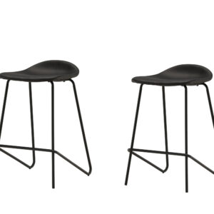 Grebbestad – Chaise de bar – Noir – 46 x 72 x 41 cm