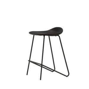 Grebbestad – Chaise de bar – Noir – 46 x 72 x 41 cm