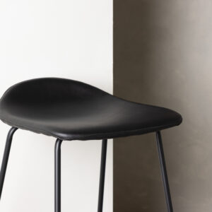 Grebbestad – Chaise de bar – Noir – 46 x 72 x 41 cm