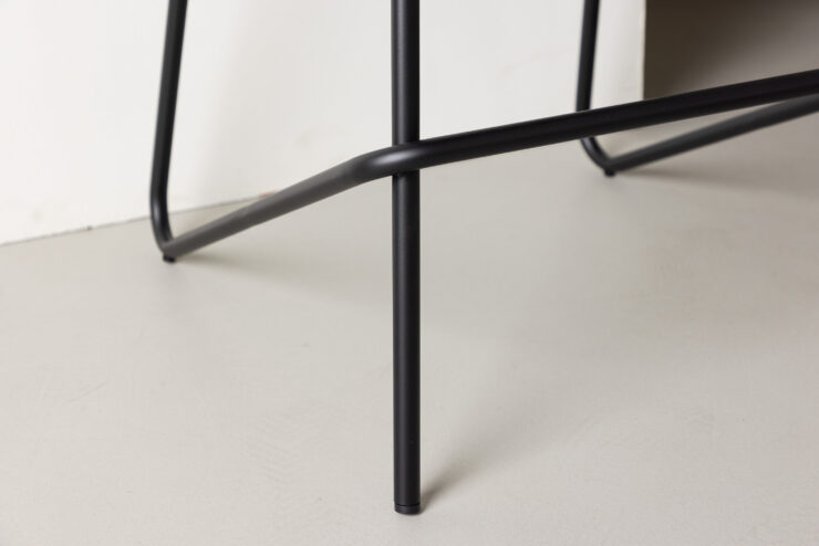 Grebbestad – Chaise de bar – Noir – 46 x 72 x 41 cm